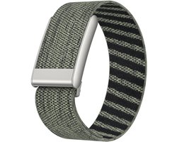Sangle élastique en nylon Strap-it - adaptée au Whoop 5.0 (gris-vert)