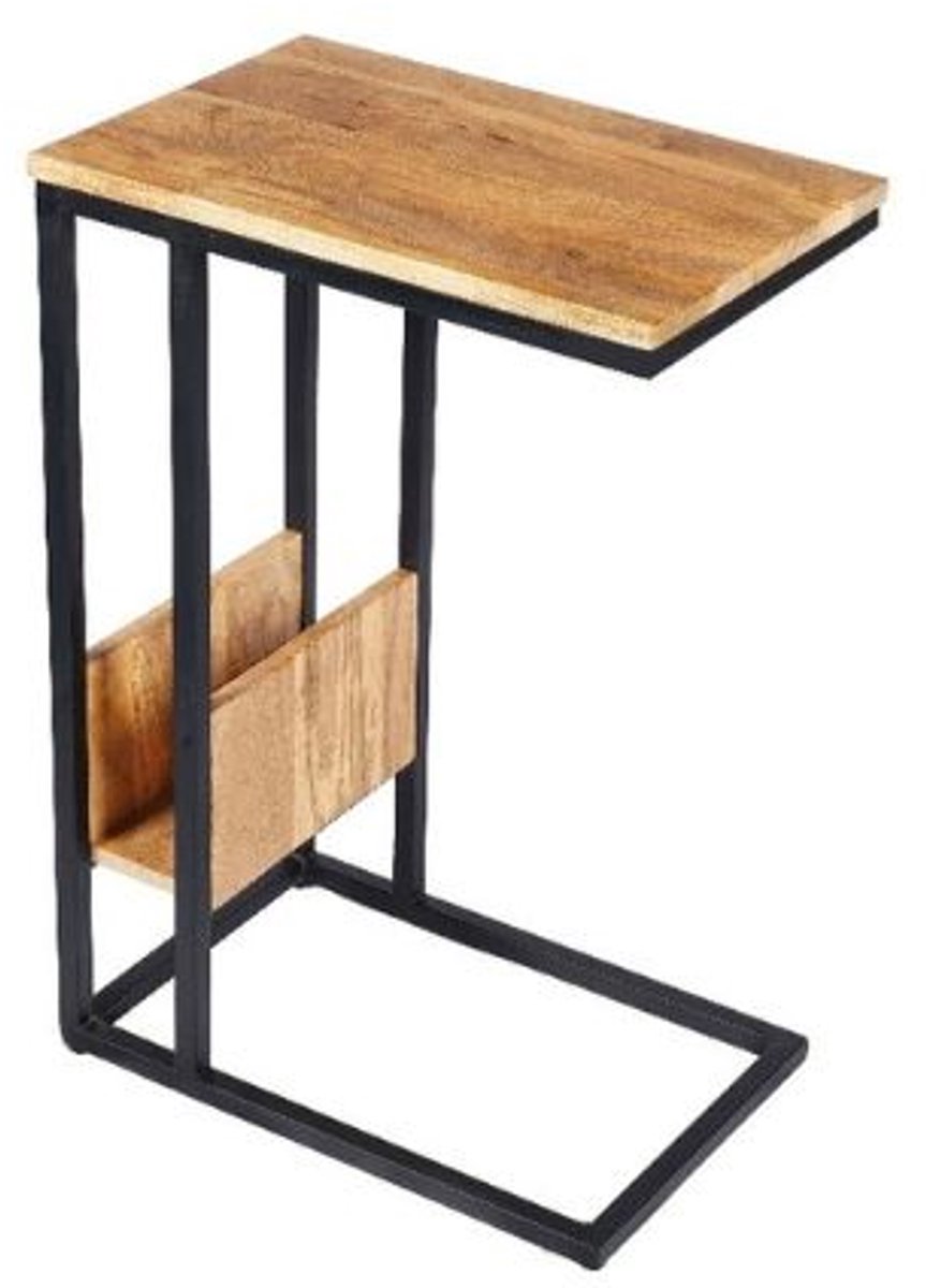 StarFurn Laptoptafel Slider - Rechthoek Naturel Hout - 48x32x72cm