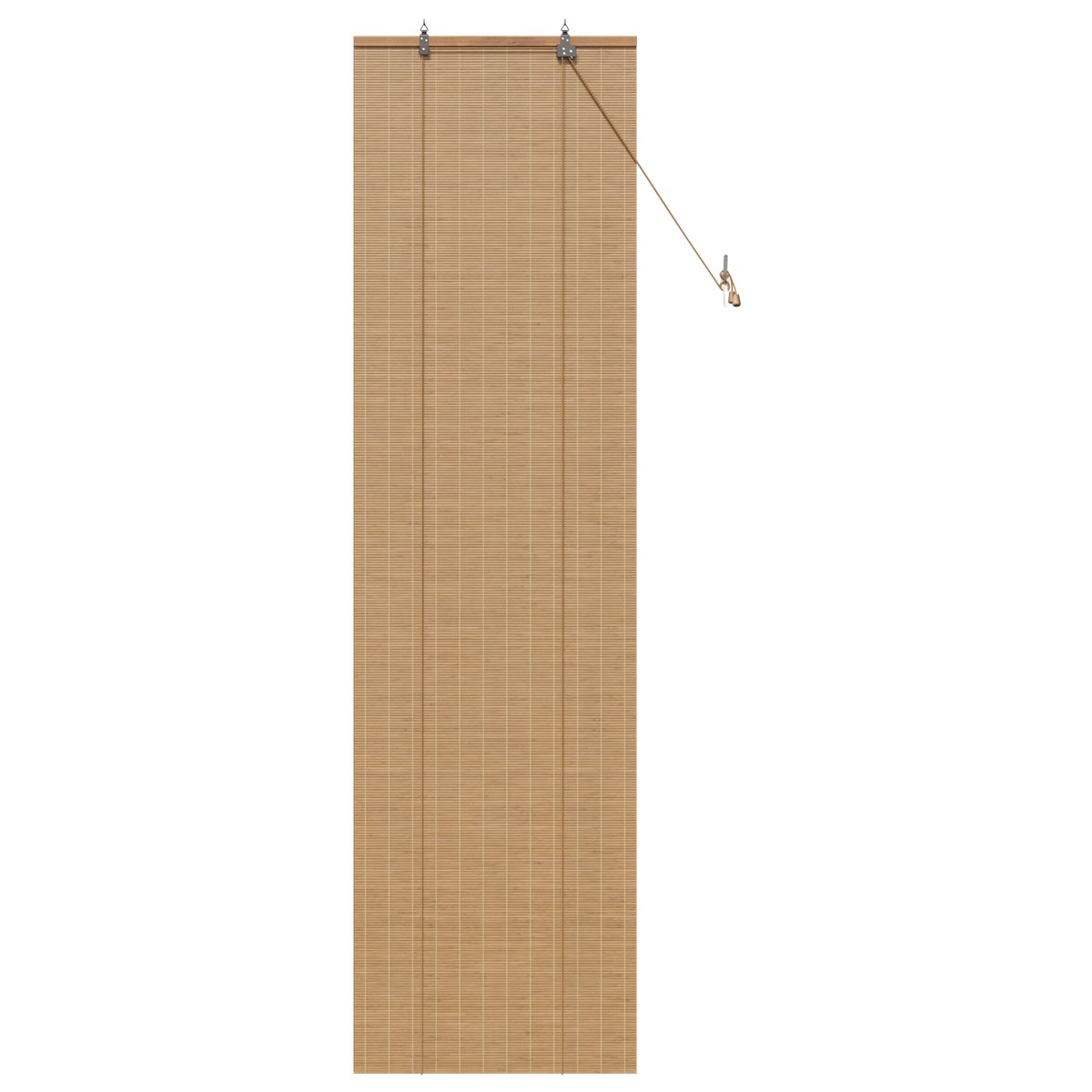vidaXL - Rolgordijn - Bruin - 60 - x - 220 - cm - Bamboe
