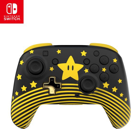 Turtle Beach Rematch Glow In The Dark - Draadloze Controller - Nintendo Switch & Nintendo Switch 2 - Super Mario Star