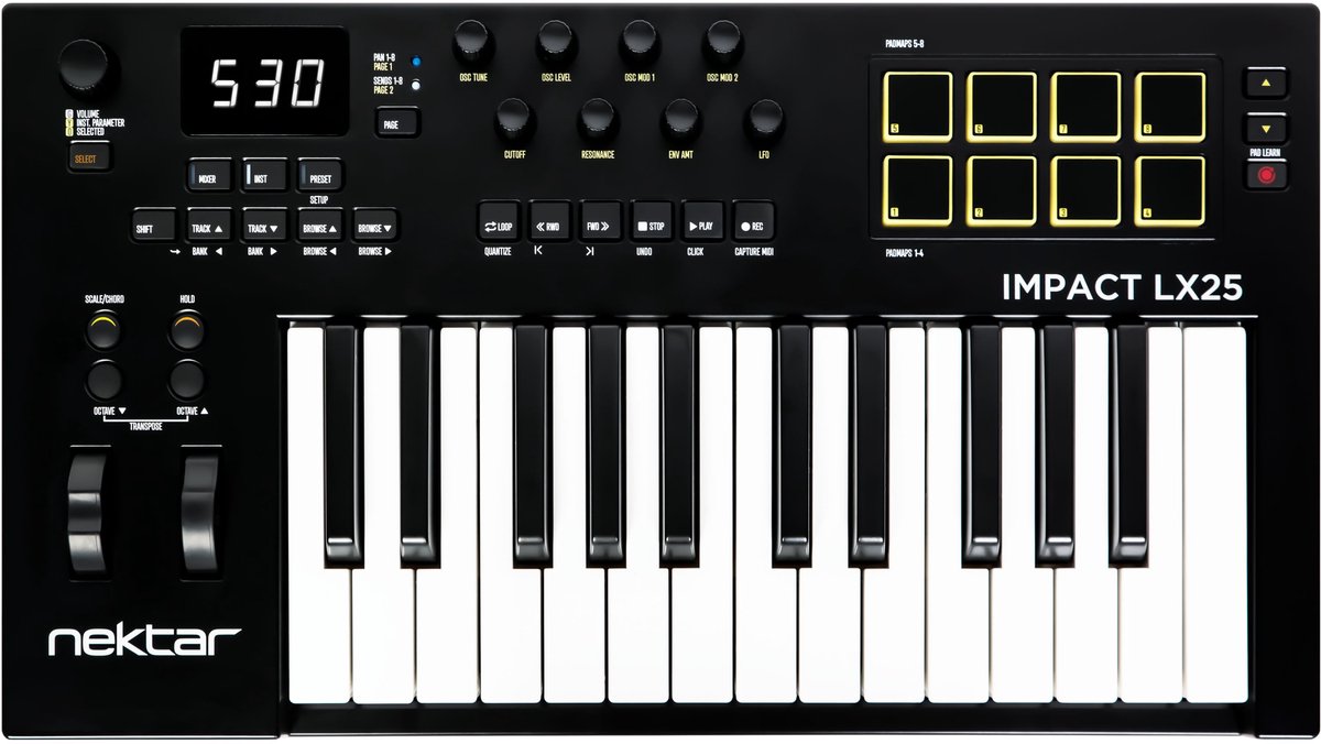 Nektar Impact LX25 mk3 - Midi Keyboard
