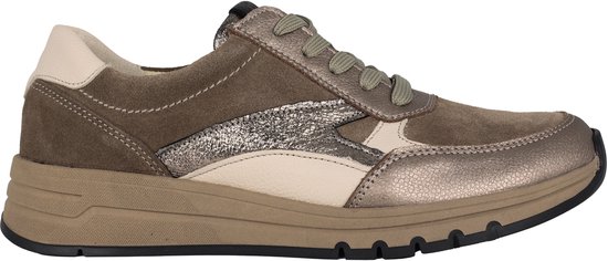Waldläufer Sneakers HAVY-SOFT Vrijetijdsschoen, Lage Schoen, Veterschoen In Comfortwijdte H Zeer Breed