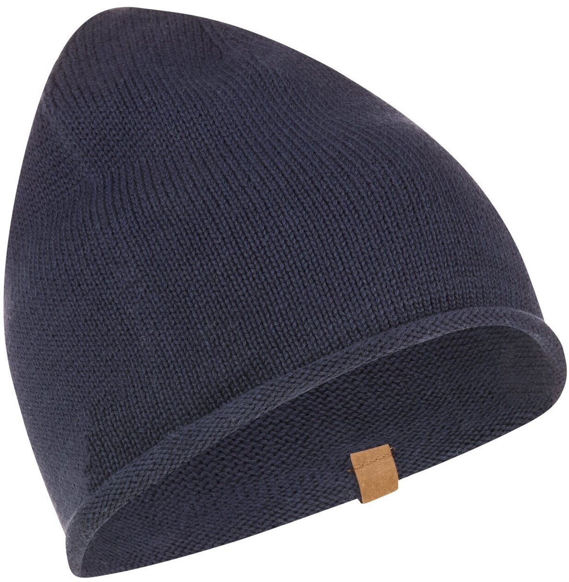 camel active Beanie van puur katoen - Maat womenswear-OS - Middernachtblauw