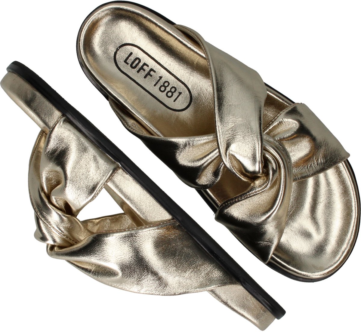 LOFF 1881 Slippers - Dames - Goud - Maat:40