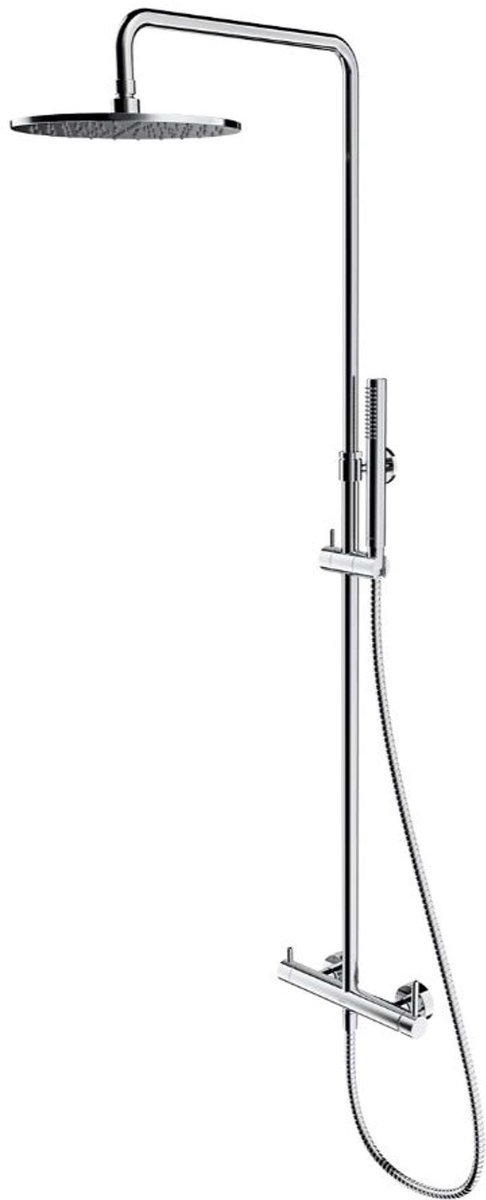 OMNIRES Y - Doucheset met kraan, diameter 25 cm, chroom Y1244MCR