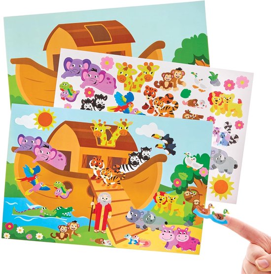 Baker Ross 3D Farm Scenes of Wood (4 pieces) Crafts and