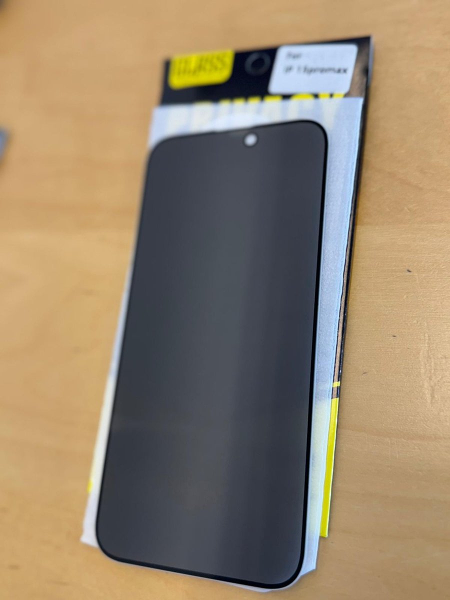 Glass Screen Protector Privacy IPhone 15 ProMax 3x
