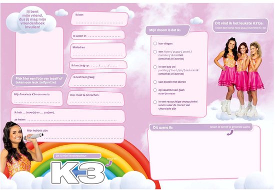 K3 Vriendenboek - Lied van de Zeemeermin