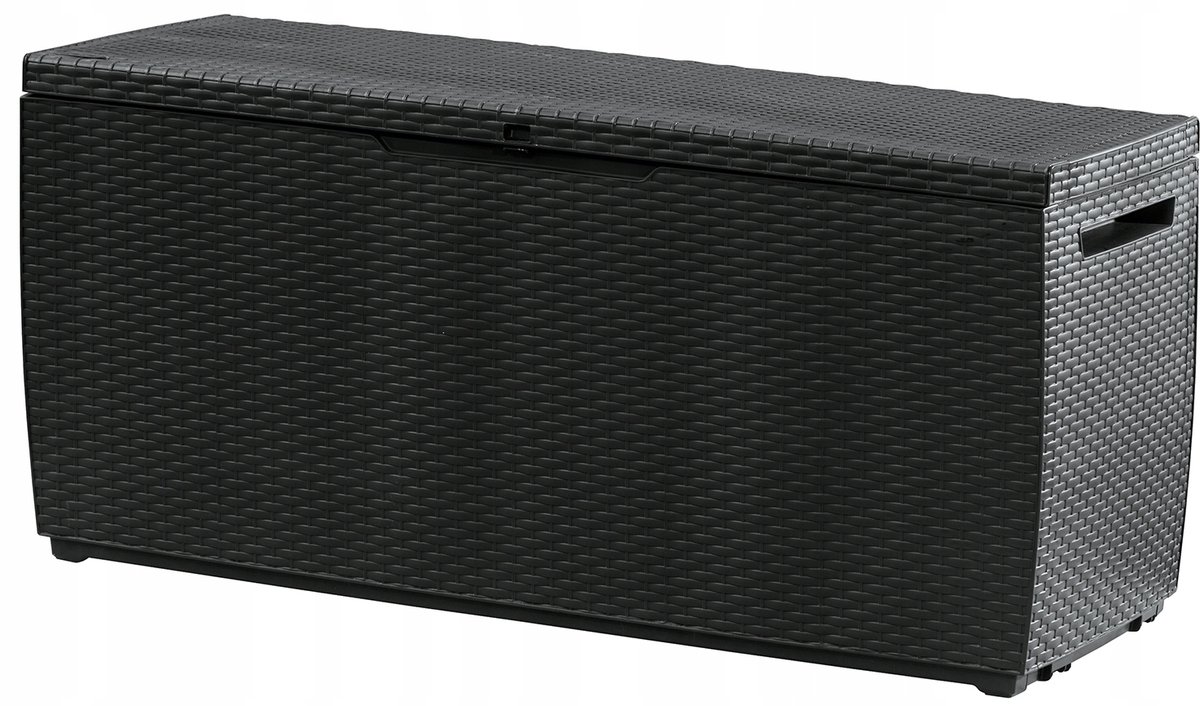 Bol.com Keter Capri Opbergbox - 302L - 123x53,5x57cm - Grafiet aanbieding