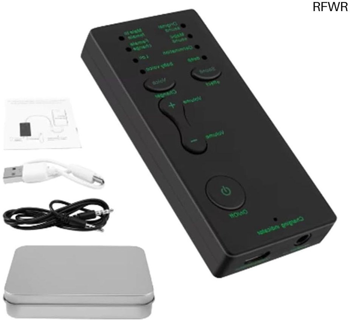 RFWR® Stemvervormer met Verschillende Geluidsveranderingen voor Gaming en Communicatie
