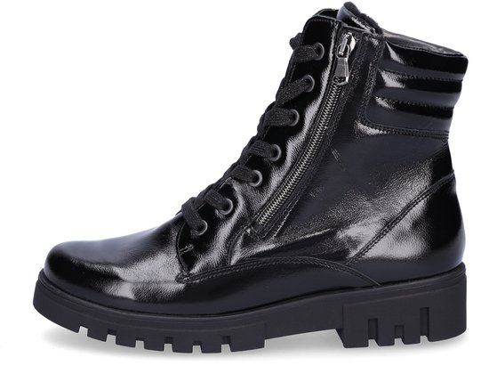 Bottes à lacets Waldläufer pour femme – 723807-143-001 Zwart – Large H – Pointure 37,5