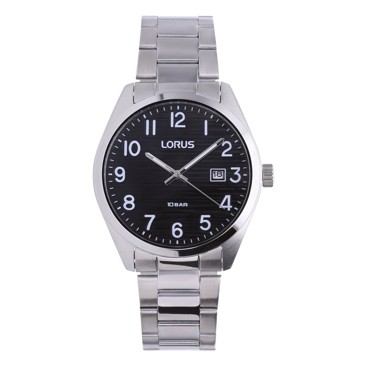 Lorus Heren Lorus herenhorloge stalen band RH905RX9 - Horloge - Staal - Zilverkleurig - 39 mm