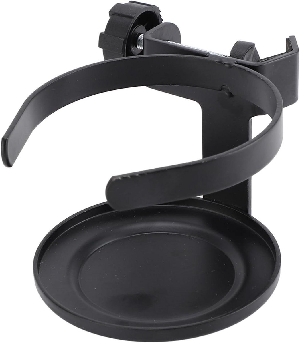 Allecto Plus - Mic Stand Bekerhouder Mount Klem Verstelbare Waterfles Bekerhouder voor Podium Muziekstandaard Artiest Solo.
