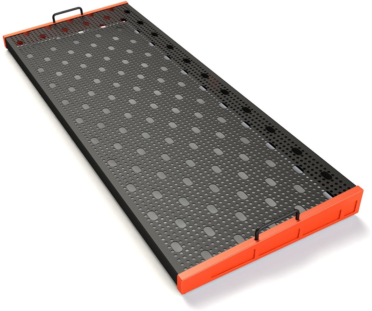 Temple Audio Design TRIO 43 Temple Red - Pedalboard voor gitaren