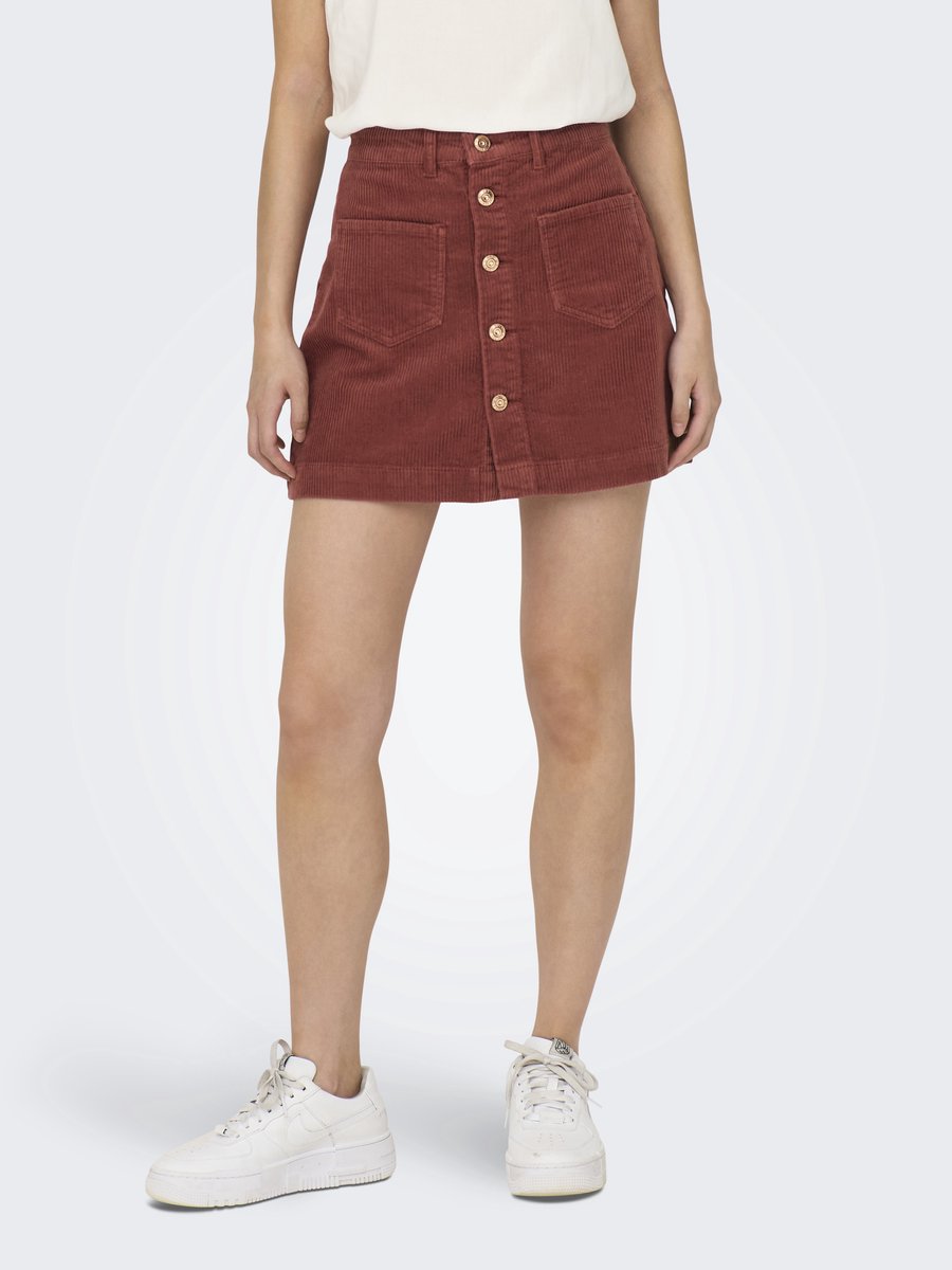 ONLY - ONLAMAZING GLOBAL HW CORD SKIRT PNT NOOS - Dames - Rokken