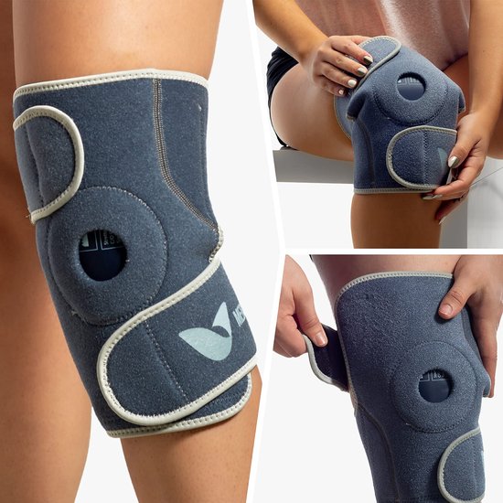 Pack de gels pour genoux chauds et froids Medcosa | Refroidissez ou augmentez le feu | Genouillère glacée | Genouillère à compression de glace | Enveloppement de Thérapie par le froid chaud pour les genoux | Pack froid pour les douleurs au genou