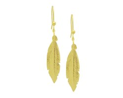 Glams oorhangers veer franse haak - Zilver