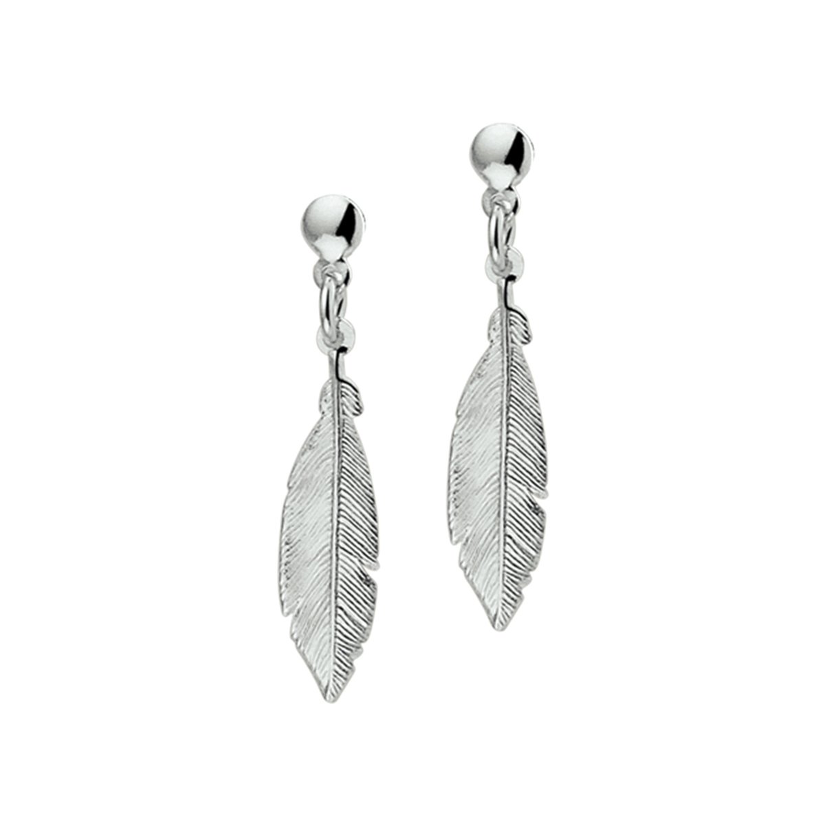 Glams oorhangers veer - Zilver