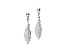 Glams oorhangers veer - Zilver