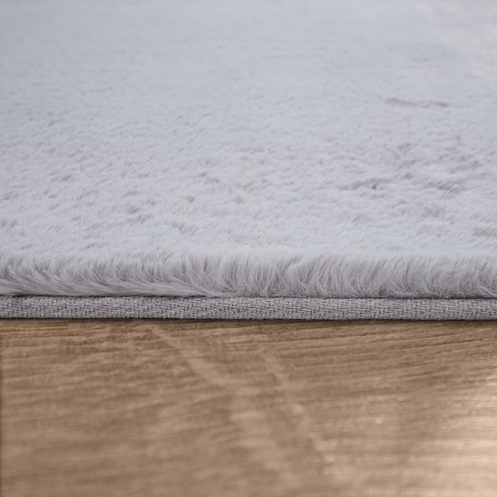 Tapis en fausse peau de mouton pour décoration intérieure, blanc, 60 x 90 cm