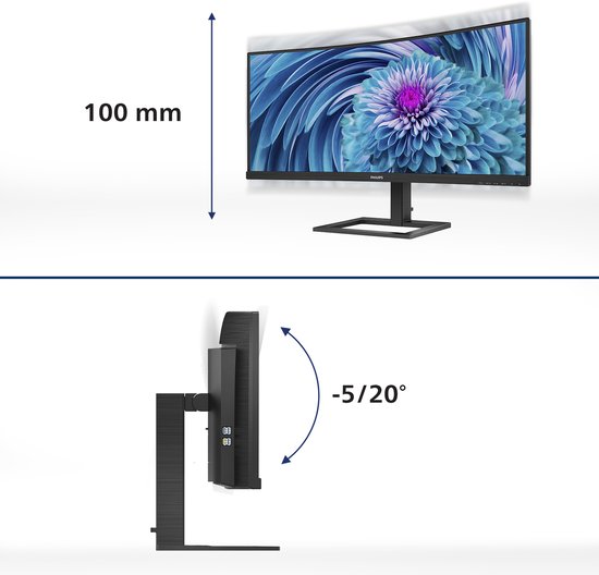 Moniteur LCD UltraWide E-line, 34" (86,36 cm)