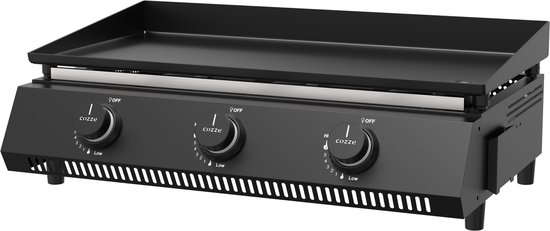 Cozze G-700 Plancha Bakplaat - Grillplaat met 3 gasbranders, - Cozze® - €220,00