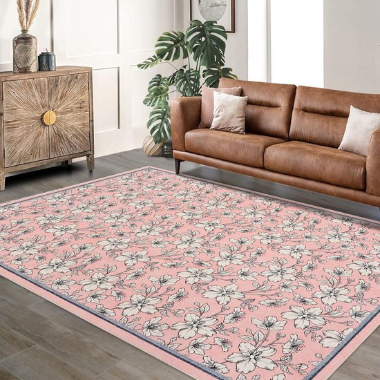 essential - Tangier - Roze 160 x 230 cm Vloerkleed
