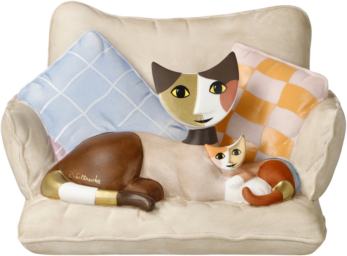 Goebel Rosina Wachtmeister | Decoratief beeld La mamma e Minni | Porselein - 17cm - 2025