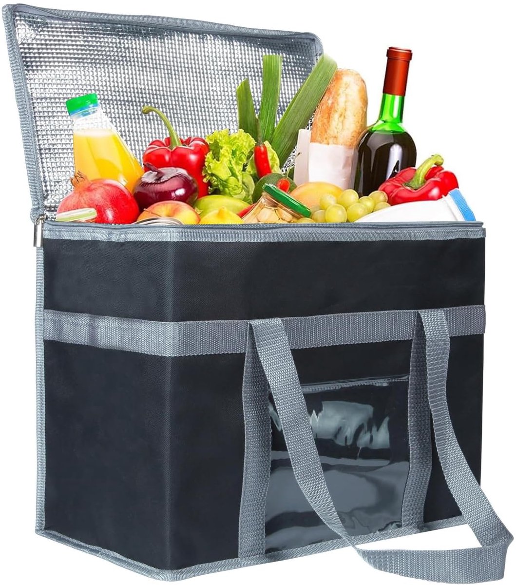 Ibenzoa® Grote Opvouwbare Isolatietas voor Boodschappen en Picknicks - Waterafstotend en Ontwerp