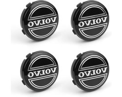 Naafdoppen Set - 4 stuks - 64 mm - ABS Autonaafdoppen - Wielnaafdoppen - Voor Volvo Modellen - Met Logo - Velgdoppen - Nieuw Ontwerp - Eenvoudige Installatie.