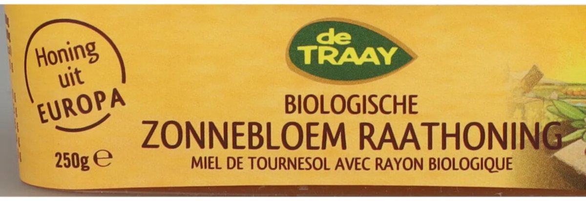 Traay Zonnebloemraathoning bio 250 Gram