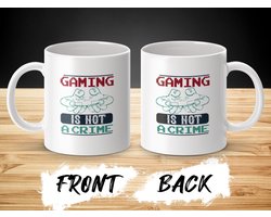 Gaming is Not a Crime Mug, Gamer Gift, Funny Mug, Gaming Mug, Video Game, Coffee Mug, Gamer Mug