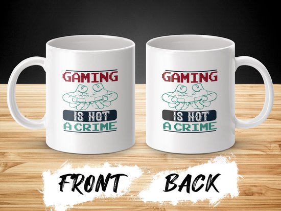 Gaming is Not a Crime Mug, Gamer Gift, Funny Mug, Gaming Mug, Video Game, Coffee Mug, Gamer Mug