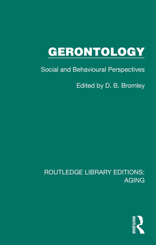Routledge Library Editions: Aging- Gerontology - cover