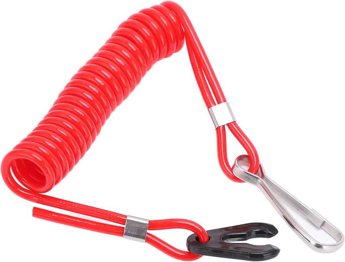 Allecto Plus - Boot Motor Veiligheid Kill Switch Koord Noodstop Lanyard voor Buitenboordmotoren