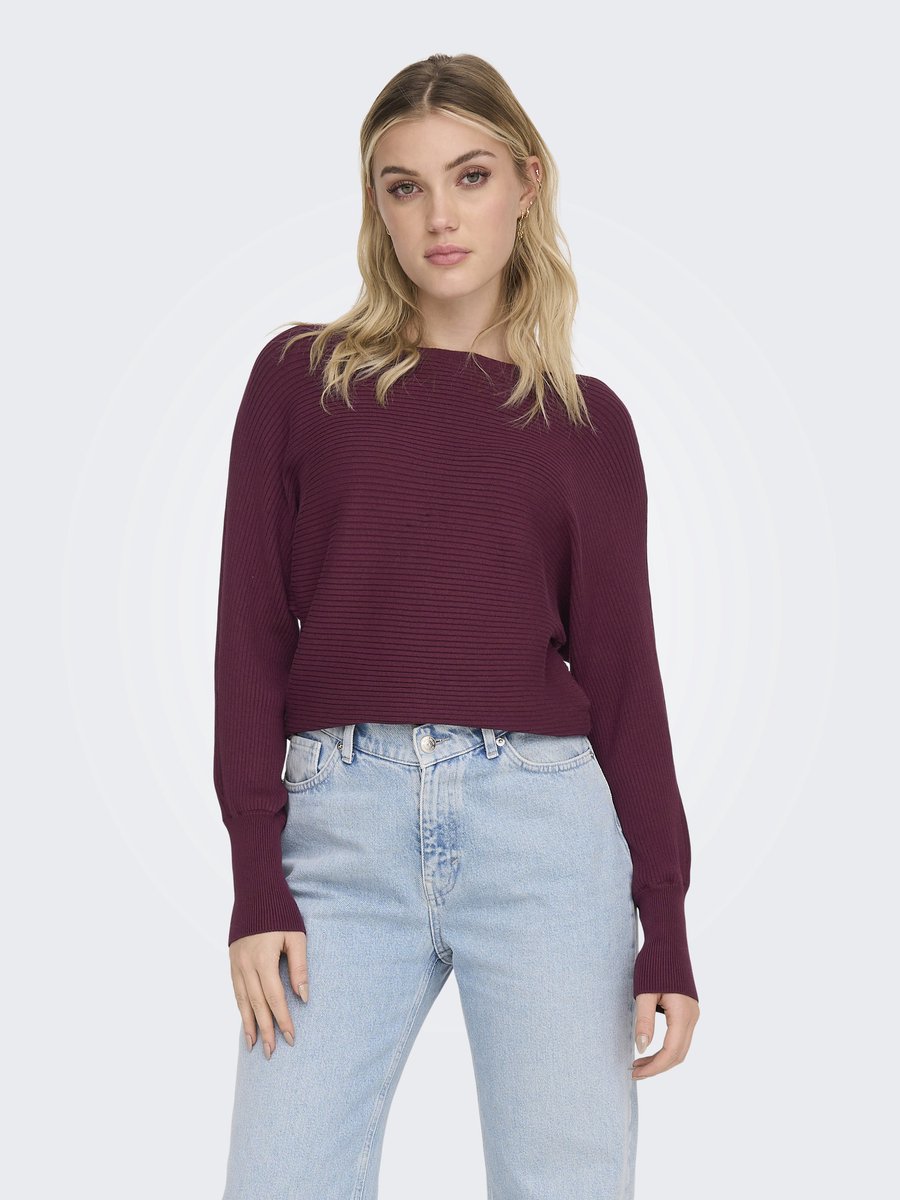 ONLY - ONLADALINE LIFE L/S SHORT PULLO KNT NOOS - Dames - Gebreide truien