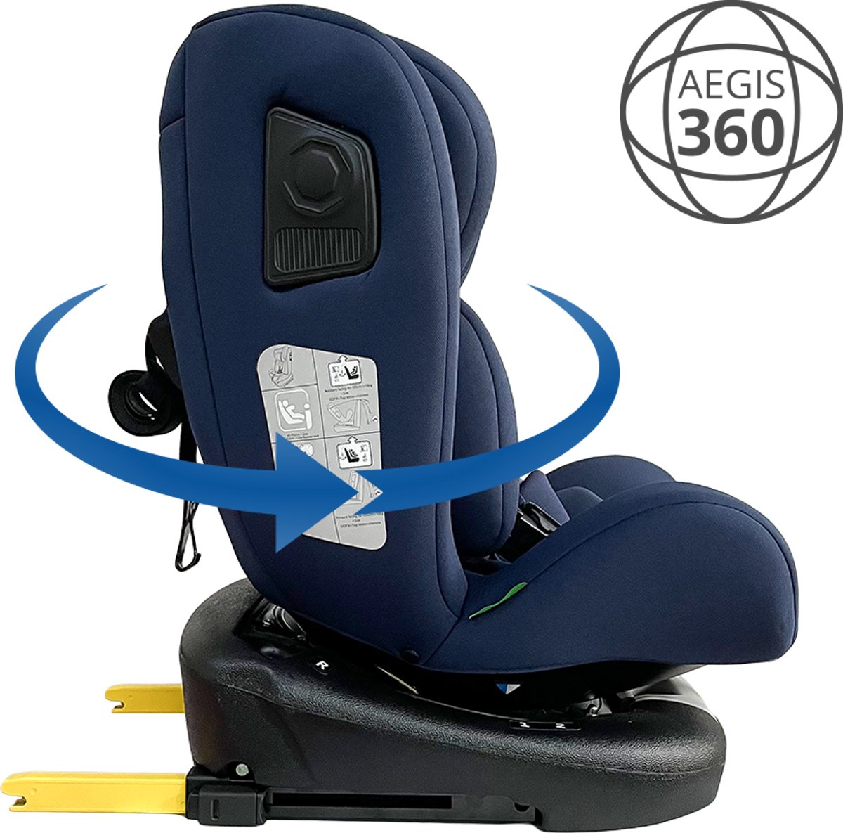 AEG LUVION Aegis 360° Autostoel Royal Midnight Blue thumbnail 3
