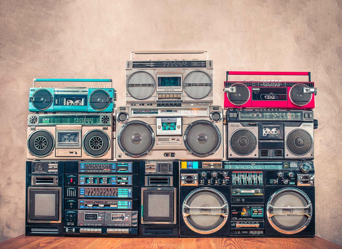 Fototapete Designwalls 2 DD123716 Ghettoblaster