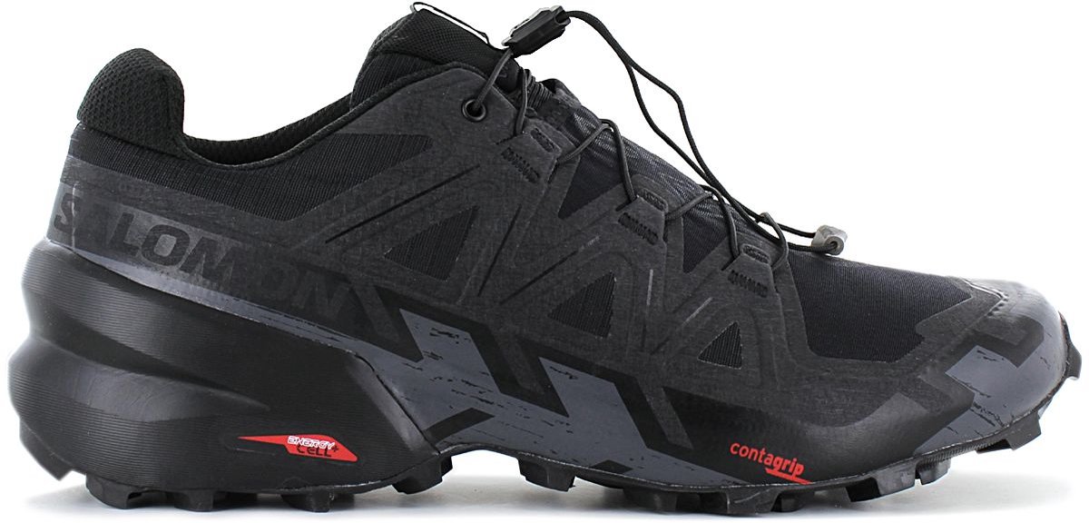 Salomon Speedcross 6 Heren Trail-Running Schoenen Hardloopschoenen 417379 Zwart