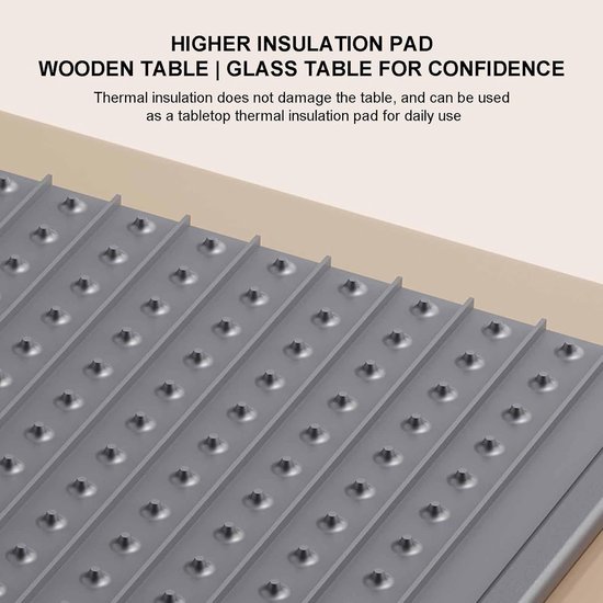 Warmhoudplaat- Voedselverwarmer - Voedselverwarmingskussen -Voedselverwarmer - 250W elektrische oprolbare verwarmingsplaat met 8 temperatuurinstellingen en 6 uur timer, voor thuiskeukenbuffetservice, waterdicht siliconen materiaal - zwart — afbeelding 4