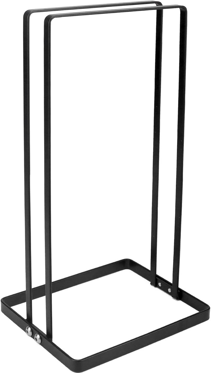 Hanger opberger - afneembaar - 30 cm hoog - zwart - praktische opslagoplossing