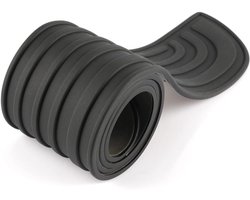 Bumperbescherming voor de achterkant van de auto - rubber - 104 cm x 9 cm - krasbestendig en antislip - geschikt voor de meeste auto-accessoires - zwart