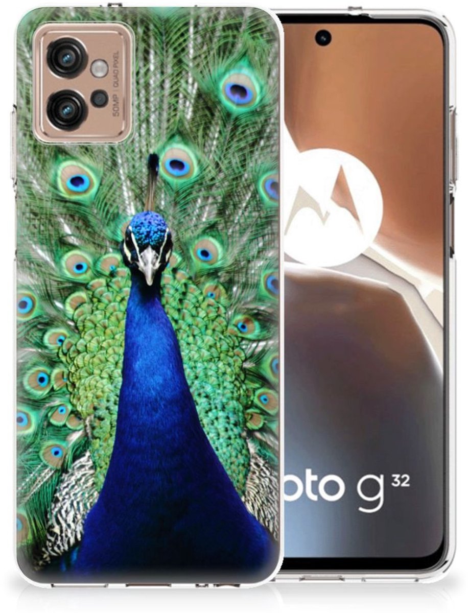 Motorola Moto G32 TPU Hoesje Pauw