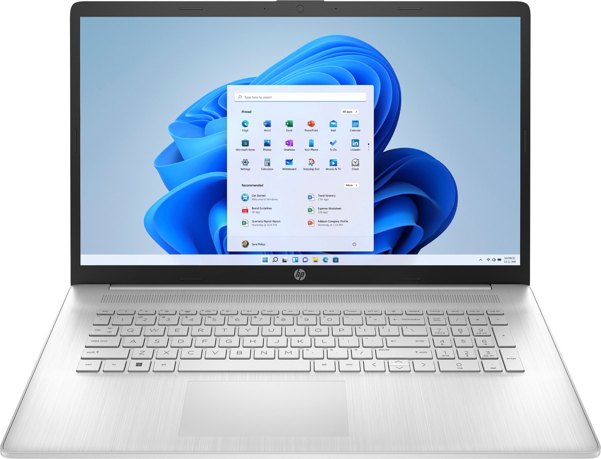 Bol.com HP 17-cp2956nd AMD Ryzen™ 5 7520U Laptop 43,9 cm (17.3") Full HD 16 GB LPDDR5-SDRAM 512 GB SSD Wi-Fi 6 (802.11ax) Window... aanbieding