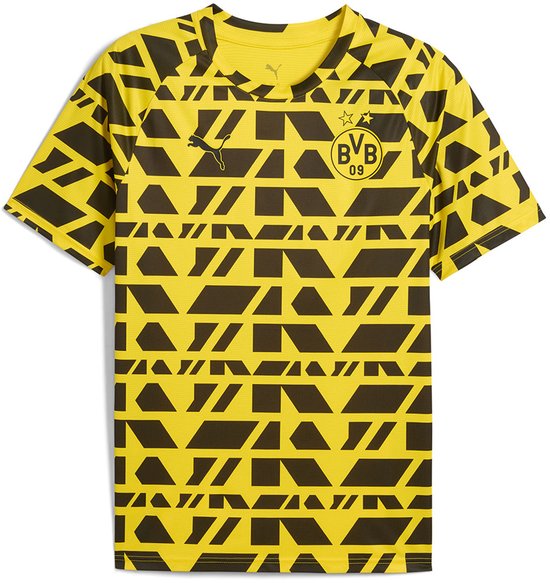 Puma Bvb Borussia Dortmund 25/26 Voor De Wedstrijd T-shirt Met Korte Mouwen Geel XL Man