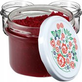 Honingpot rond 41 ml / 50 gram Toc 43 met deksel - 50 stuks - imkershop