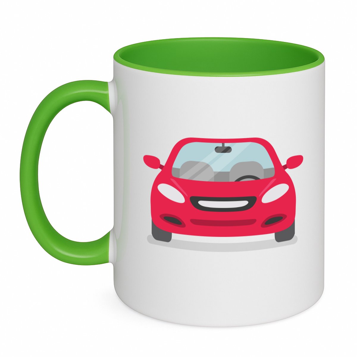 Hacebo® - Auto's koffiebeker groen - Auto - Autoliefhebbers - thee mok - koffie beker - autosport - motorsport - koffiemok - 350 ML inhoud