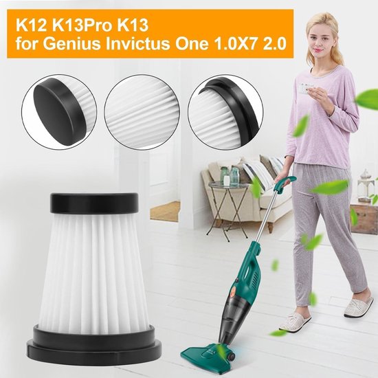 Allecto Plus - HEPA Filter Set voor Stofzuiger Genius Invictus One ...
