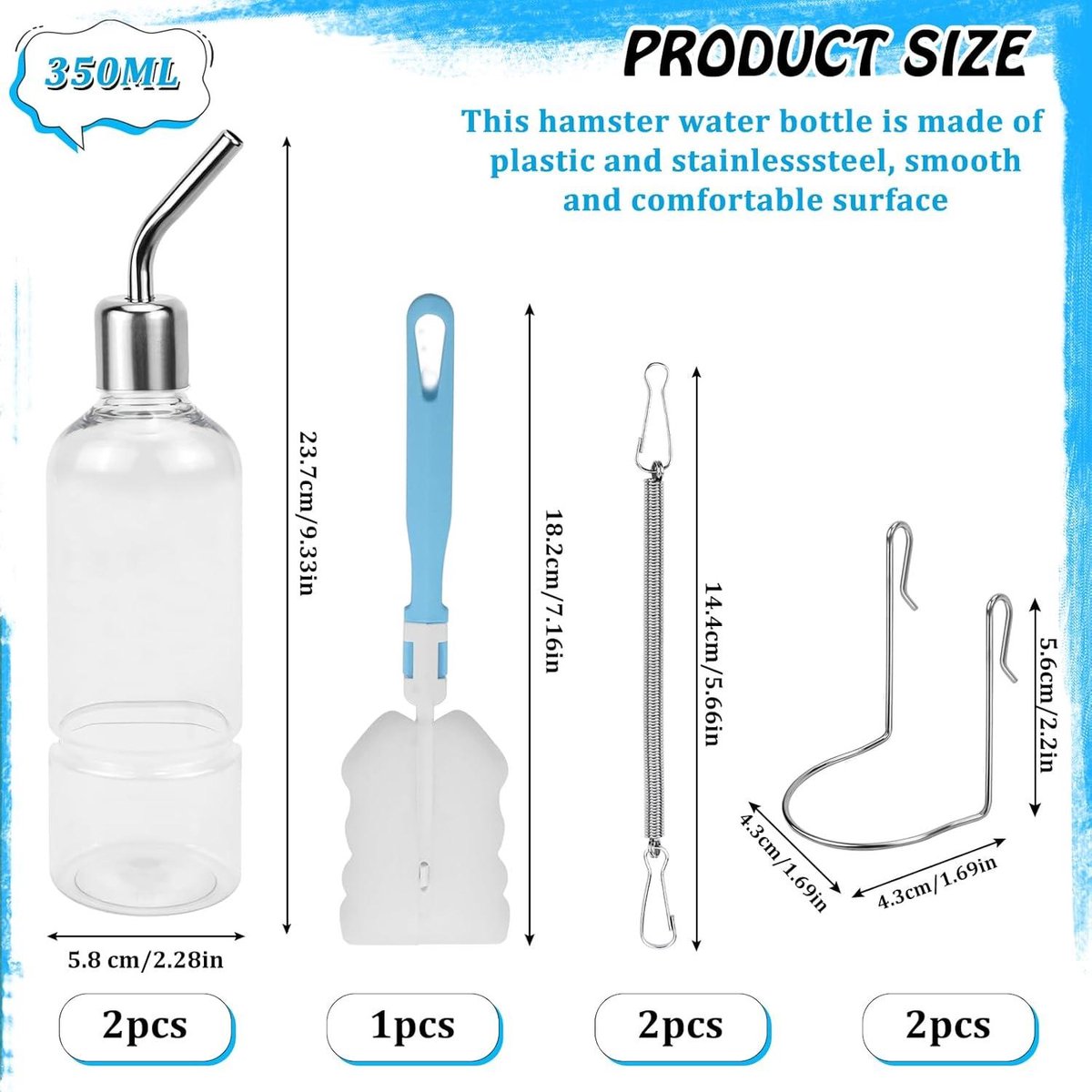 Automatische waterdispenser, waterfles voor kleine dieren