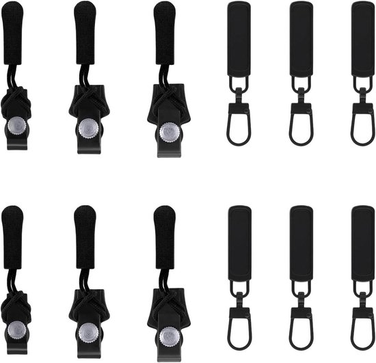 61-delige reparatieset met ritssluiting, vervangende ritssluiting, metalen ritssluitingsschuiver, massa-ritssluiting, ritssluiting, vervanging met voor heren en dames, portemonnees, jassen
